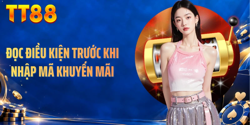 Đọc điều kiện trước khi nhập mã khuyến mãi